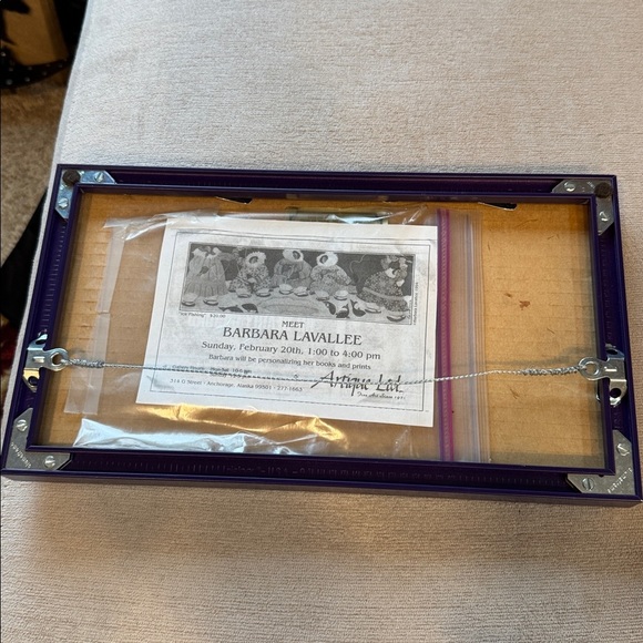 Barbara Lavallee ice fishing  Matted Framed Print - Picture 7 of 10